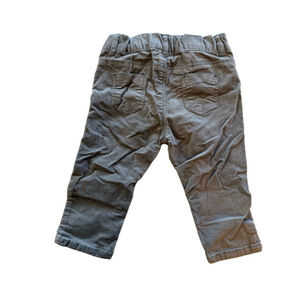 Zara Baby Girl Pants 6-9 Months Gray Corduroy